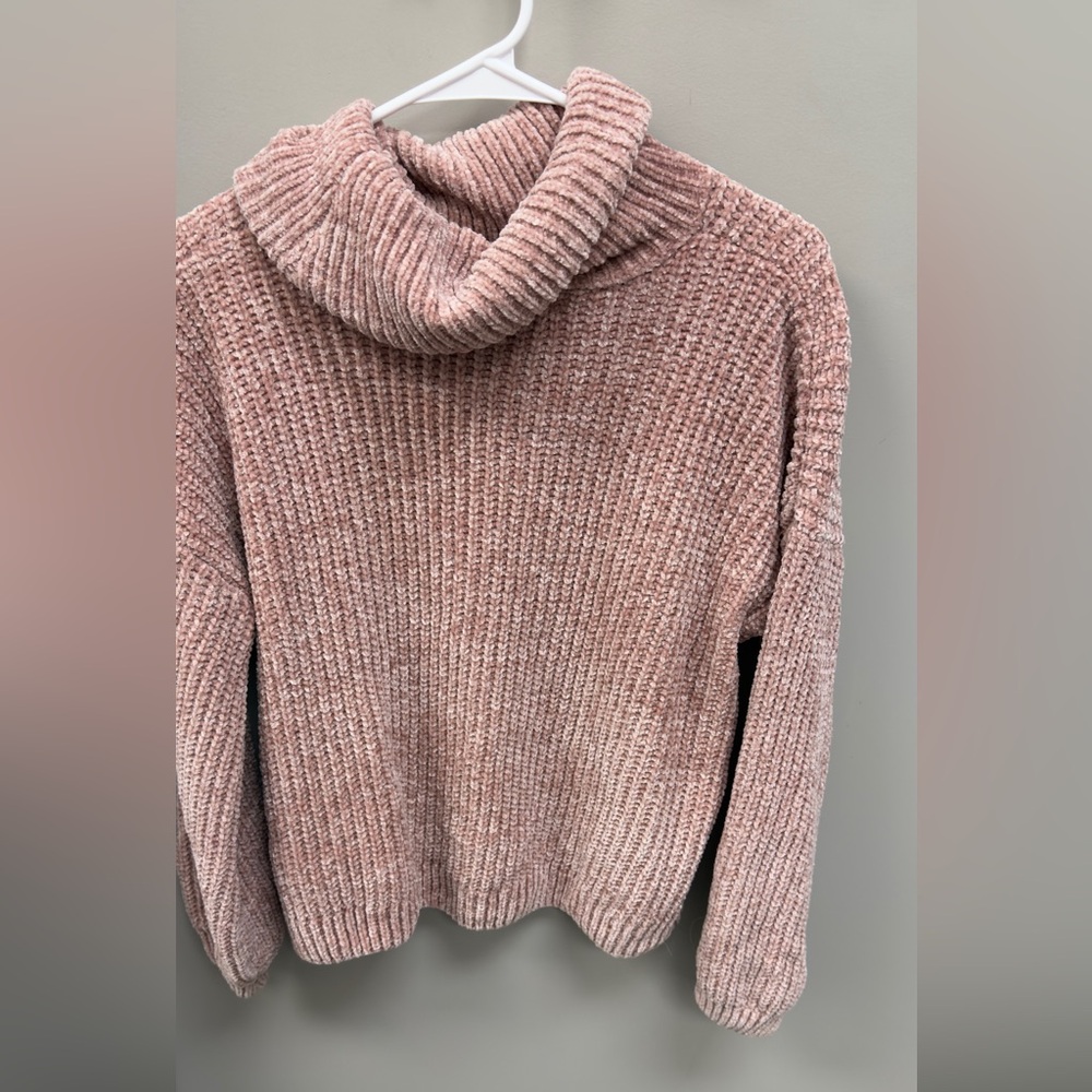 Pink‎ Rose Dusty Pink Cowl Neck Sweater